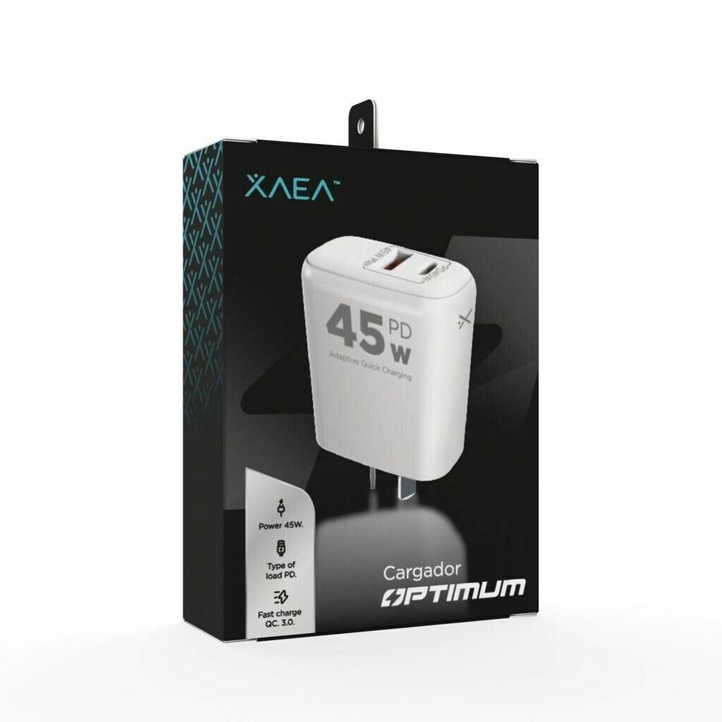 ADAPTADOR 220V OPTIMUM - 5A - 1USB + TIPO C - XAEA ADAPTADOR 220V OPTIMUM - 5A - 1USB + TIPO C - XAEA - Imagen 1