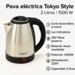PAVA ELECTRICA SIN CORTE 2,0 LT - TOKYO STYLE