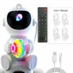 PROYECTOR ASTRONAUTA RGB PLANETA - BLANCO