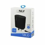 CARGADOR 220V ONLY MOD 03 SOLID - 2,1 A - 1 USB + CABLE V8