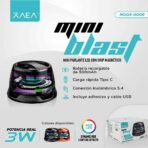 PARLANTE GAMER C/MAG SAFE MINI BLAST - XAEA - Imagen 2
