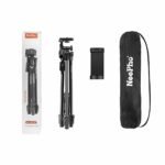 TRIPODE EXTENSIBLE 1,50mtr CON CABEZAL MOVIL - NEGRO