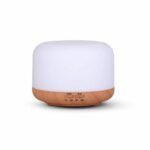 HUMIDIFICADOR RGB 500 ML - BASE MADERA