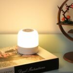 MINI LAMPARA RGB CONO/CILINDRO - BLANCO