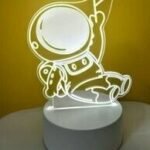 LAMPARA ACRILICO TRES LUCES INFANTIL