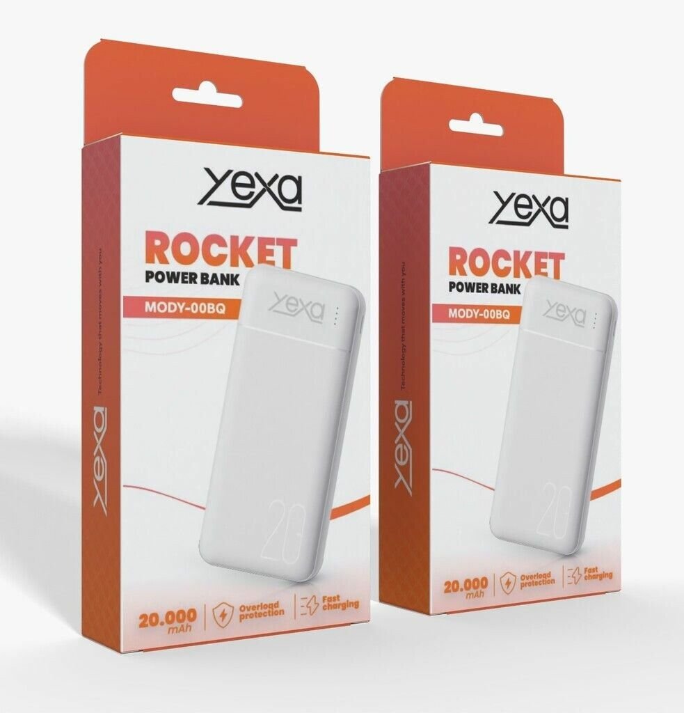 POWER BANK ROCKET 20000 MAH - YEXA POWER BANK ROCKET 20000 MAH - YEXA - Imagen 1