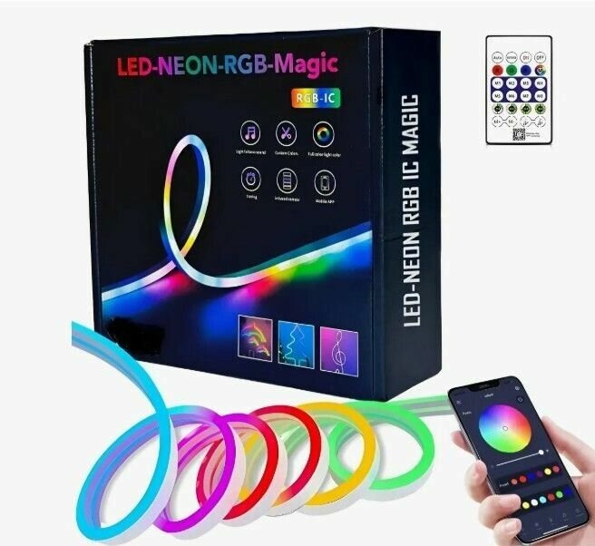 LUZ NEON FLEXIBLE 5 MTS LUZ NEON FLEXIBLE 5 MTS - Imagen 1