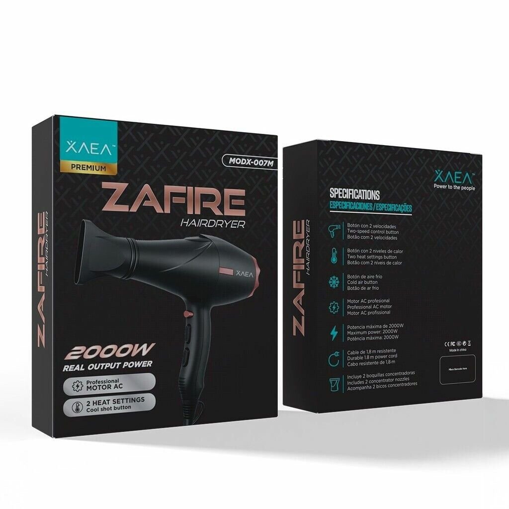 SECADOR DE PELO ZAFIRE - XAEA SECADOR DE PELO ZAFIRE - XAEA - Imagen 1
