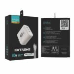 CARGADOR 220V EXTREME - 6,2A - PUERTOS USB-2C + CABLE C-C - XAEA