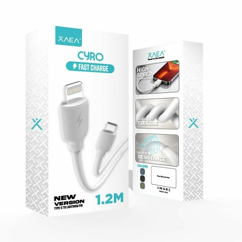 CABLE CYRO TIPO C-LIGHTNING - XAEA CABLE CYRO TIPO C-LIGHTNING - XAEA - Imagen 1