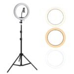 ARO LED 26CM LUZ BLANCA C/TRIPODE 2.1 MTS - MELECH